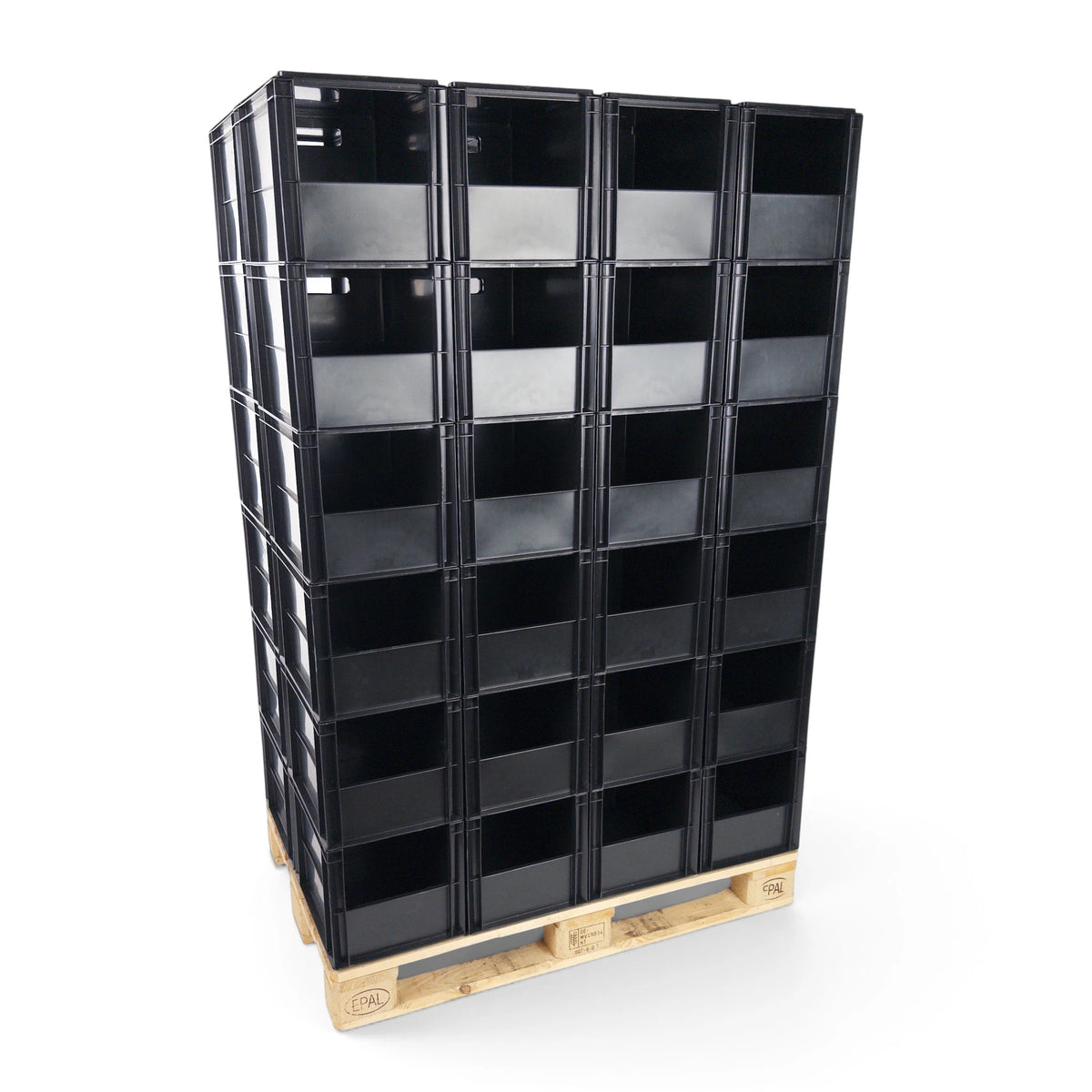 Plug & pluk – komplet pluklager på EUR-palle, Eurokasser 400 × 300 mm