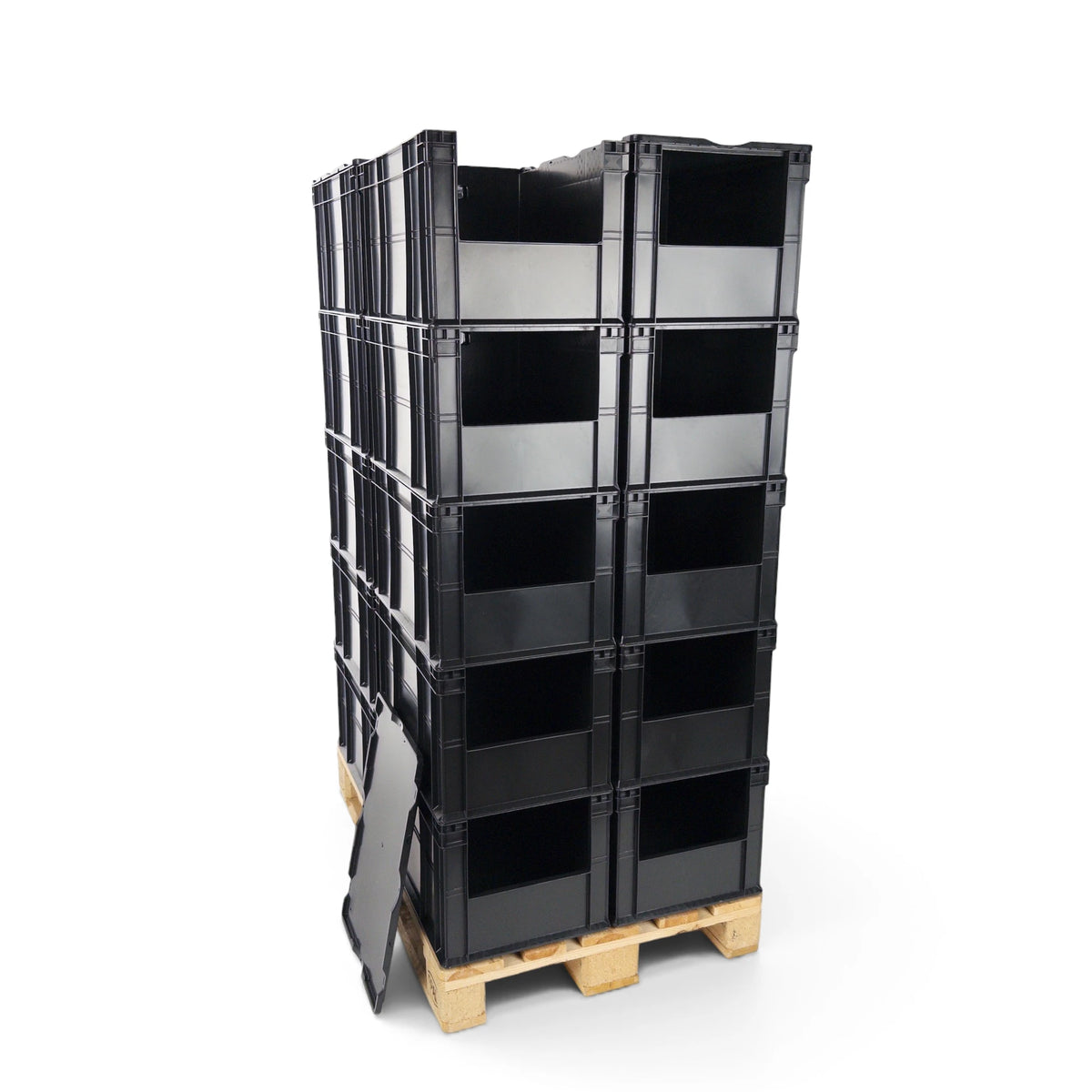 Plug & pluk – komplet pluklager på EUR-palle, Eurokasser 600 × 400 mm