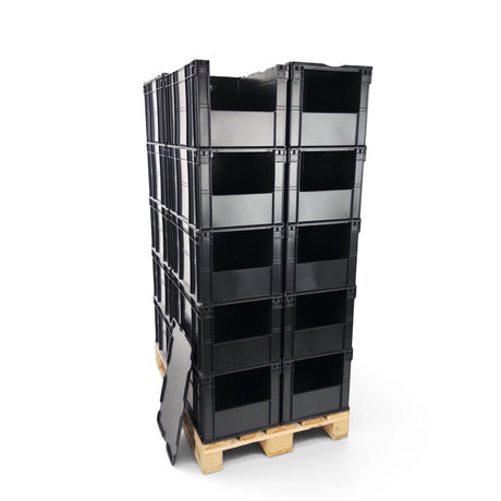 Plug & pluk – komplet pluklager på EUR-palle, Eurokasser 600 × 400 mm